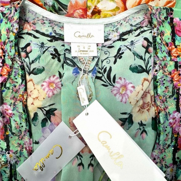 Camilla Green Floral Maxi Dress - Picture 10 of 11